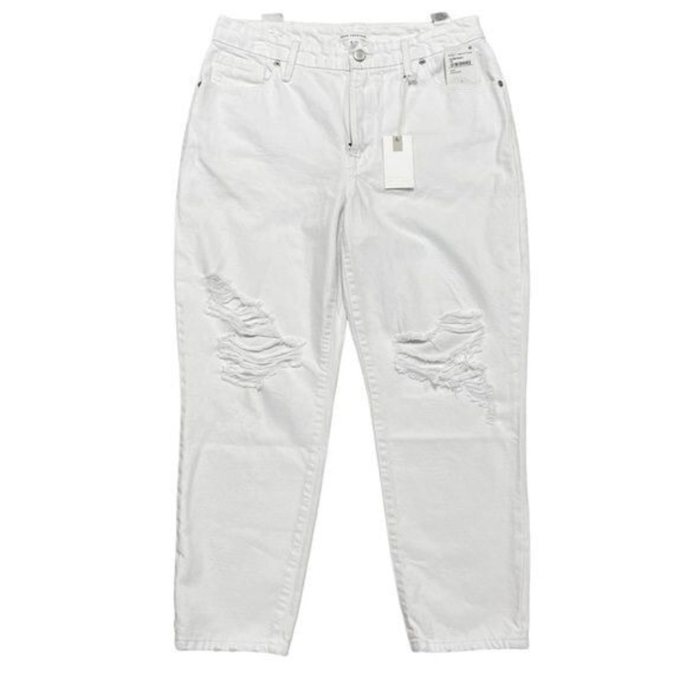 Good American Jeans‎ Womens Size 8/28 Distressed White NWT